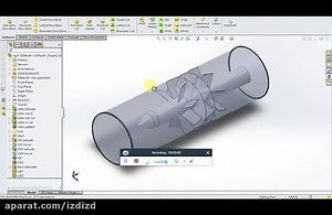 [Tutorial] Rotating Region Flow Simulation Solidworks and local initial mesh at 14:00