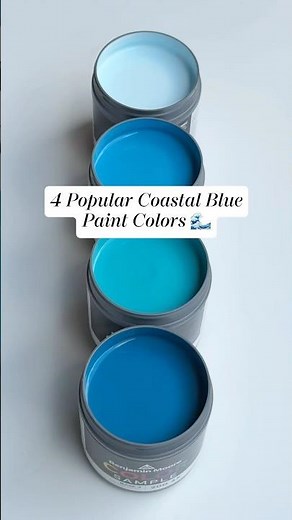 4 Popular Coastal Blue Paint Colors From #BenjaminMoore 🌊