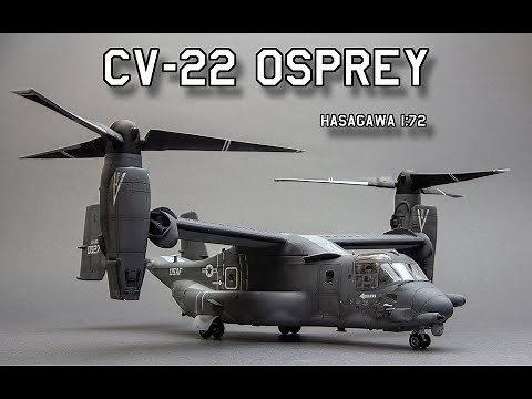 CV-22 OSPREY USAF 1:72 Hasegawa Full Video Build