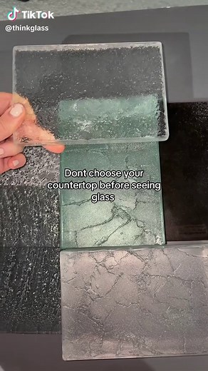 So many possibilities with glass #glass#countertops#interiordesign#luxuryhomes#fyp