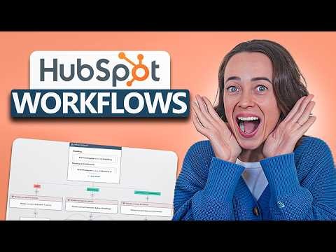 How to Create HubSpot Workflows – Step by Step Tutorial (Free, Starter & Pro Plans)