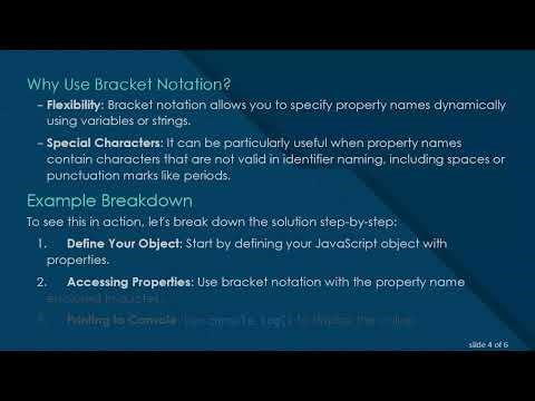 How to Access a Dot Notation Key in JavaScript Objects