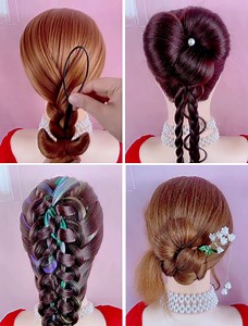 7.1K views · 136 reactions | Quick open hairstyle for wedding | easy & beautiful hairstyle | puff hair style #hairtutorial #girlshairstyles #bridalhairstyle | Simple Hairstyles | Facebook