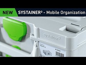 SYS3 is here! The Systainer³ lineup from Festool