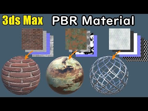 3ds Max: Material settings using textures (maps)