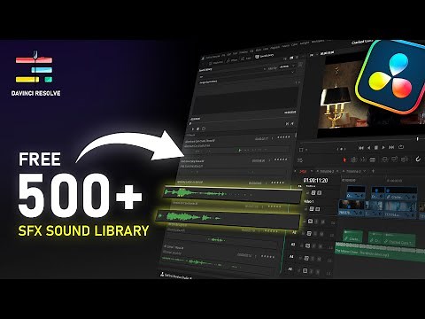 500+ Free Sound Effects for DaVinci Resolve | Easy Sound Library Setup