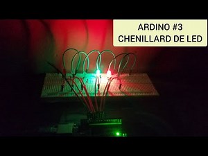 Comment Realiser un Chenillard de LEDs avec Arduino