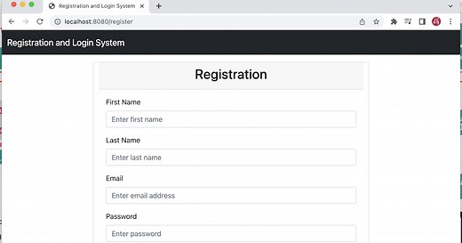 Spring Boot User Registration and Login Example Tutorial