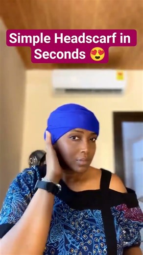 Simple Headscarf Tutorial #headwrapstyles #headwrap