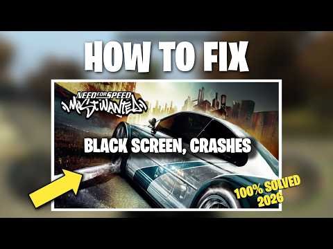 Fix NFS Most Wanted Black Screen, Crashes & Save Errors on AMD