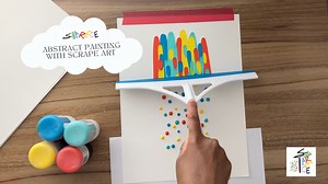 Abstract Painting with Scrape Art for Beginners | Sharece | Skillshare