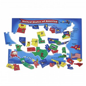 Map Floor Puzzle | USA Themed Puzzle