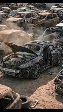 Wrecked Porsche Panamera Reborn! Full Cinematic Restoration 🤯
