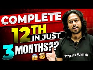 Complete Class-12th Syllabus in 3 Months 🎯 || Score 95%+ in Boards Exam 🔥