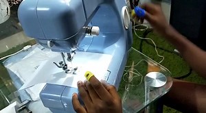 3 comments | Train a child in a way he or she should grow So when he grows He shall not depart from it She is just 6 years old Mini sewing machine from Doch Sewing Machine At 15k only Keep your child busy You teach her from YouTube You must not be a tailor to do this | Doch sewing machine | Facebook