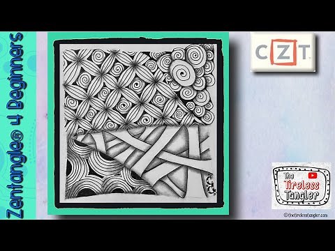 Zentangle ® for Beginners || 4 Easy Zentangle Patterns