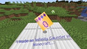 I added the Infinity Gauntlet to Minecraft! Minecraft Data Pack