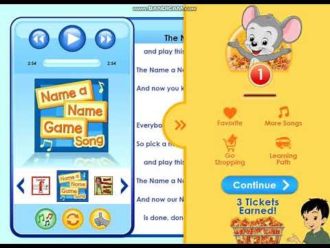 ABCmouse The Name a Name Game Song Alphabet Cookie Time
