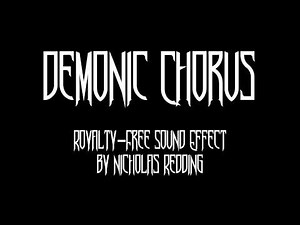 Demonic Chorus Sound Effect