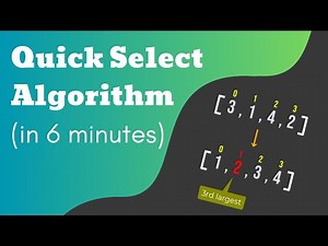 Quick Select Algorithm Visualized (and how it compares to Quick Sort!)