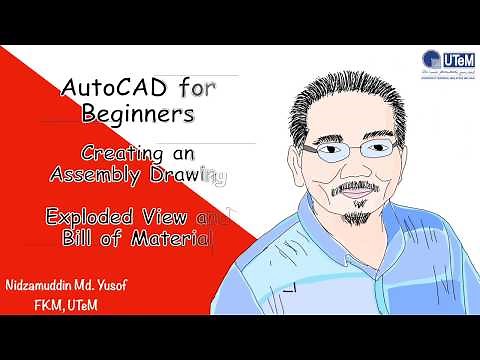 AutoCAD for Beginners - Creating an Assembly Drawing