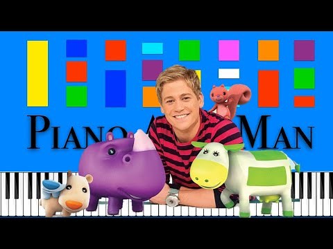 CBeebies - Iconicles Theme Song (Slow Easy Medium) Piano Tutorial 4K
