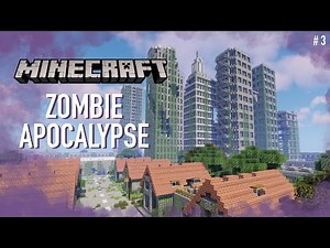 Leaving the first city // Minecraft Zombie Apocalypse Map - Episode. 3