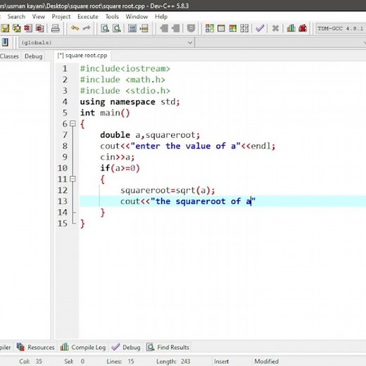Mastering Square Root Calculation in C++ | Beginner's Guide.
