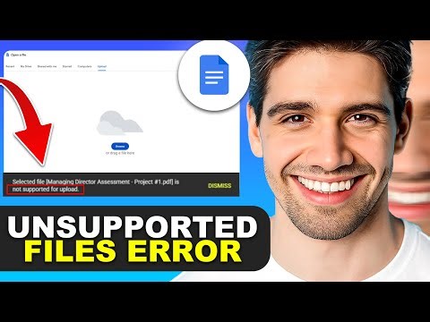 How to Fix the “Selected File Is Not Supported” Error (Full 2025 Guide)