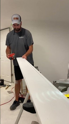 scribing baseboard #finishcarpentry #trim #scribing