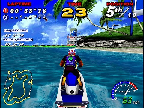 Wave Runner arcade 60fps
