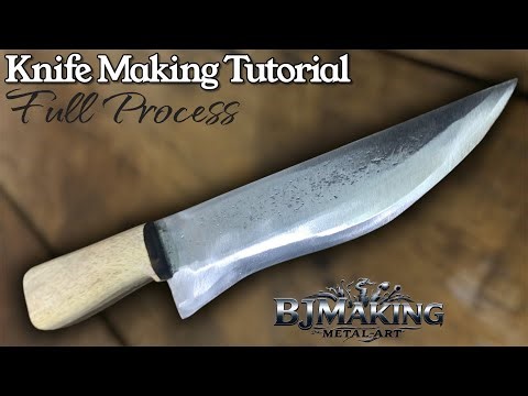 How to Make a New Knife with Handle | Step-by-Step Knife Making Tutorial