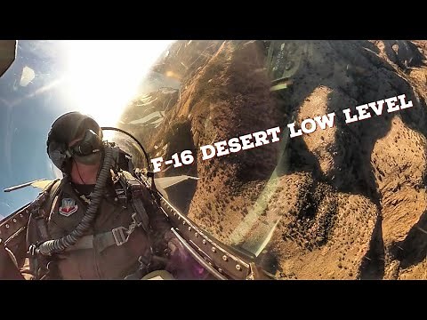 Fighter Jet Low Level Flying - Cockpit Gopro View