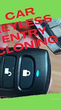 HOW TO DUPLICATE/CLONE CAR KEYLESS REMOTE#Car keys cloned