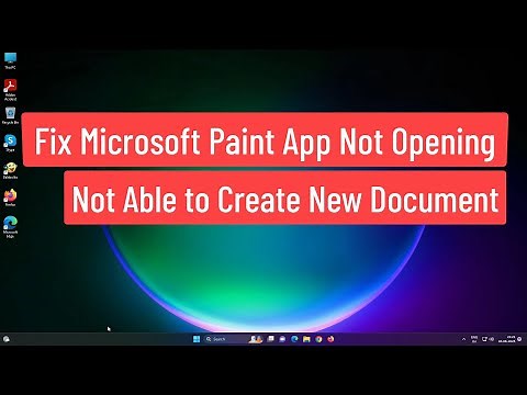 Fix Microsoft Paint App Not Opening Error Not Able to Create New Document In Windows 11/10