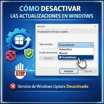 Cómo Desactivar las Actualizaciones de Windows 7, 8, 10 y 11 🚫 Evitar Updates Automáticos ✅