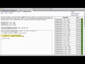 MakeBricks Solution Code