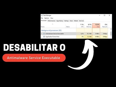 Como Desabilitar Antimalware Service Executable