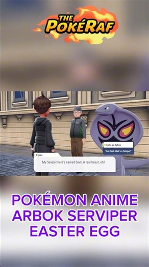 ARBOK & SERVIPER POKÉMON ANIME EASTER EGG! #pokemon #pokemonlegendsza