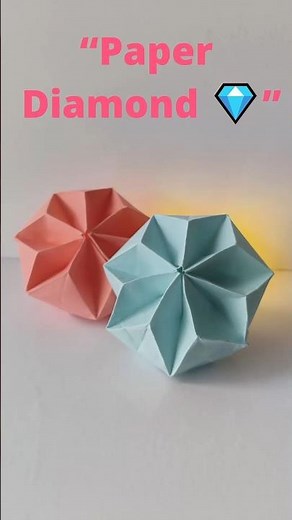 “Beautiful Diamond from Paper 💠 Quick Fold”