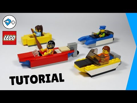 LEGO BOATS - TUTORIAL + Test (FLOAT?)