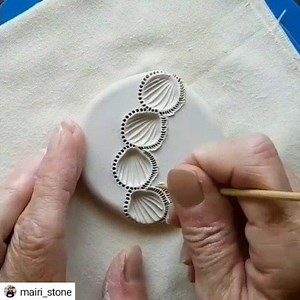 19K views · 446 reactions | How to texture a tile ❤  https://ceramic.school/links/ ••• Follow @mairi_stone for more! • • • • • "You don’t need a plan. You just need to breathe, trust, let go and see what happens.” ~ Mandy Hale ~ | The Ceramic School | Facebook