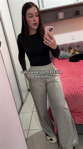 Calça Wide Leg Moletom: Perfeita e Barata