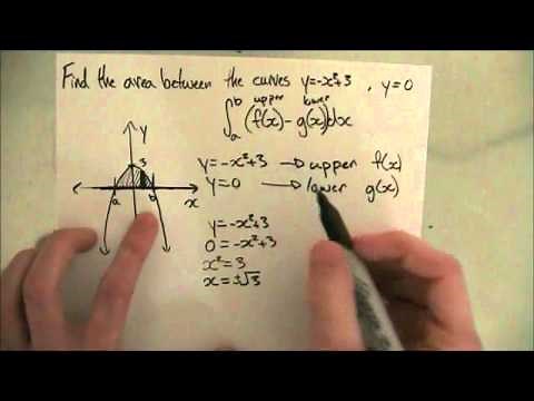 Definite Integrals: Calculating Area example 1