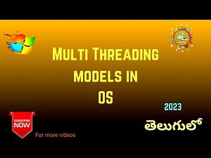 what is multi threading model's in Operating System #multi-threading