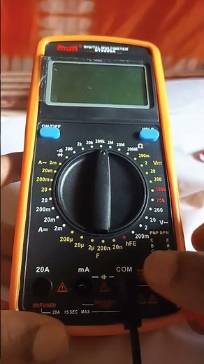 Digital Multimeter Explained: How it Works for Beginners"