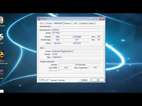 Hardware Auslesen mit CPU-Z