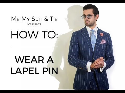 HOW TO: Wear a lapel pin
