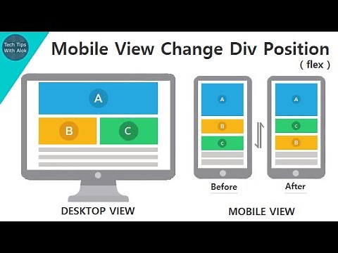Change div position in mobile view