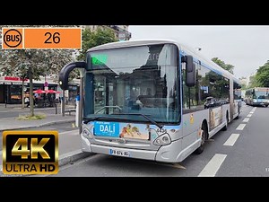 Bus 26 - Nation Trône - Gare Saint-Lazare